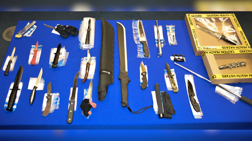 Weapons seizures Notting Hill Carnival