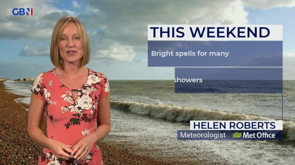 Met Office: Sunny spells for many with a few showers breaking out