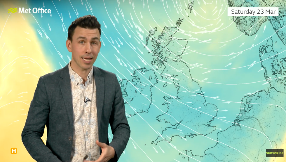 Weather forecast for March 23