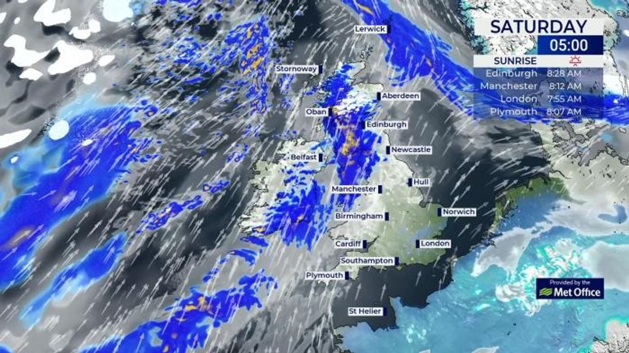 Storm Isha forecast ALERT: Britain set for 80mph gales and torrential rain as temps rocket to rare high