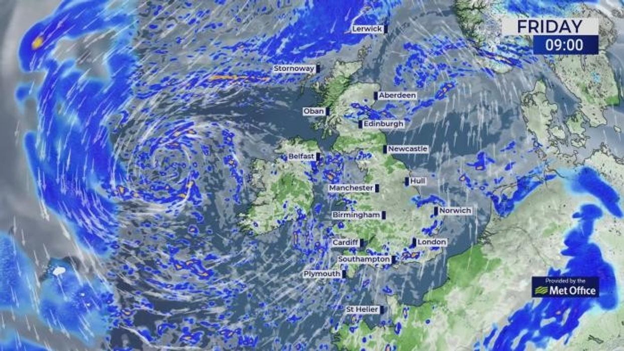UK weather warning: Britain set for STORM HELL as 'wall of ice' over Greenland blocks warm weather