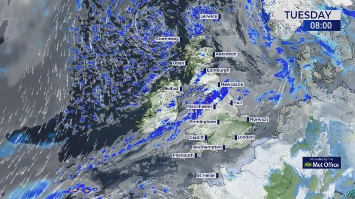 UK weather: Parts of Britain may see heavy snow as blitz of severe gales and plunging temperatures to unleash Storm Eowyn