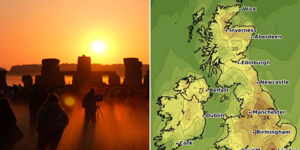 NextImg:UK weather: Britain to see hottest day of year with 29C as heatwave turns maps red