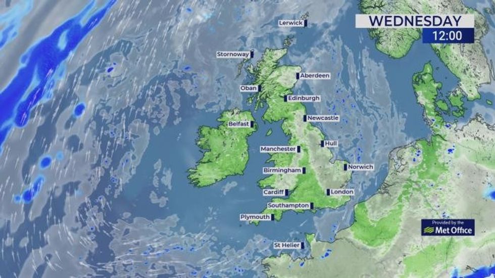 UK weather: Britain to bask in 20Cs heat as huge region of high pressure sits over country