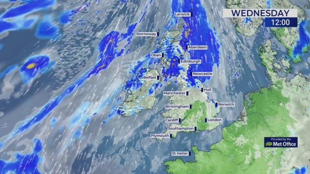 UK weather: First named storm of autumn forecast to batter Britain as Met Office issues yellow warnings
