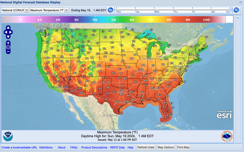 Weather forecast US