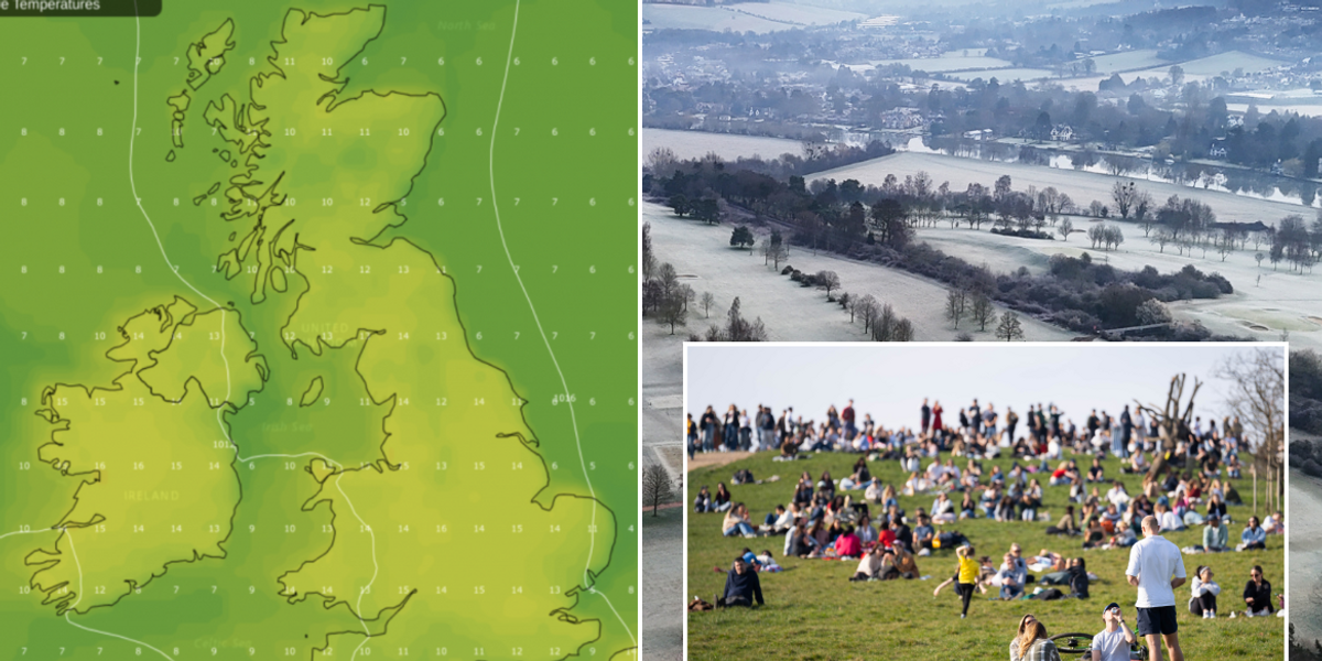 NextImg:UK weather: Spring's 'see-saw' conditions persist as Britain faces temperature 'roller coaster'