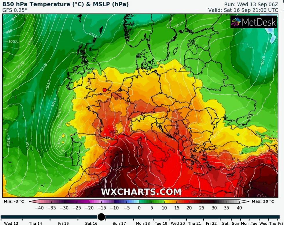 Weather heat hot weather