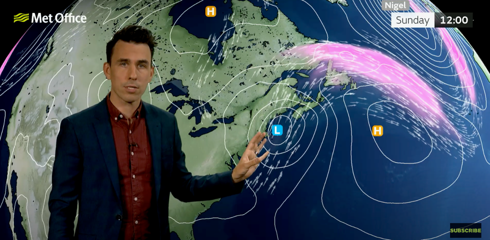 Weather Hurricane Nigel UK