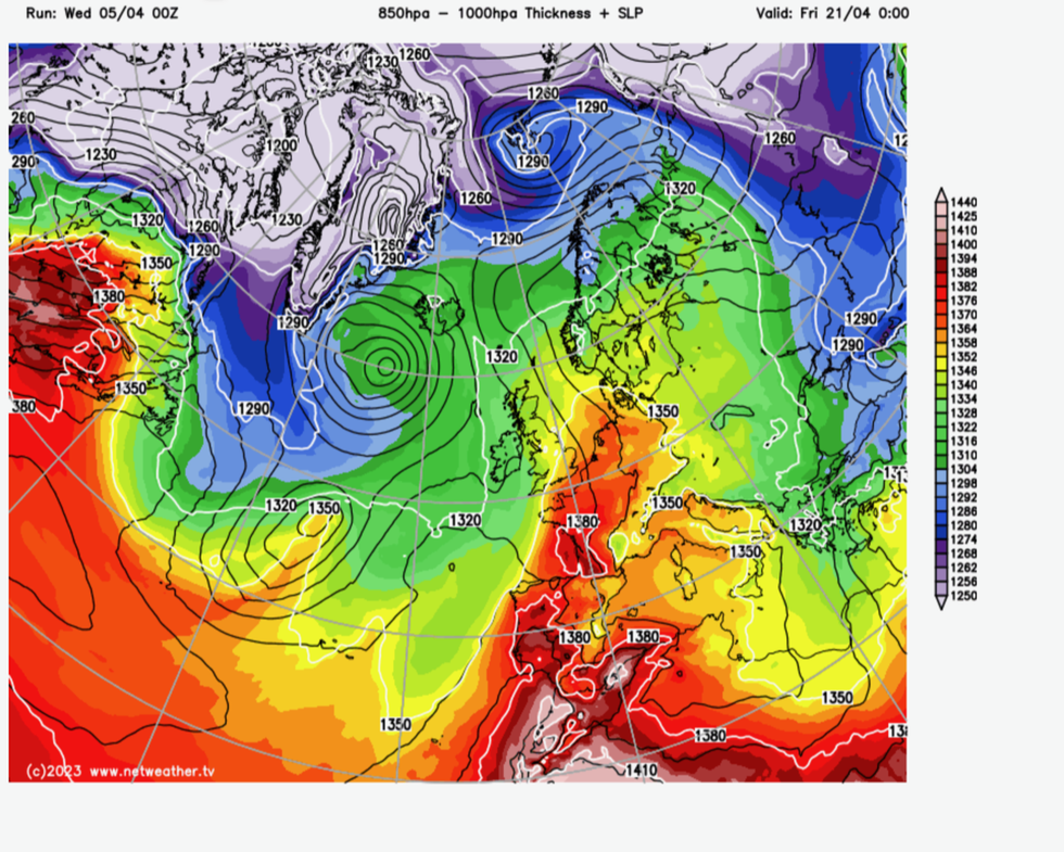 Weather map