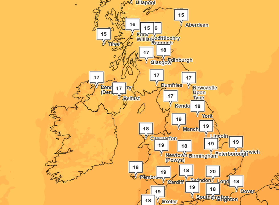 Weather map