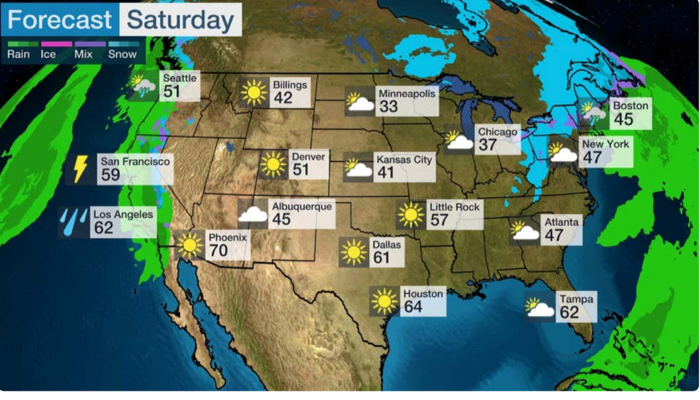 Weather map