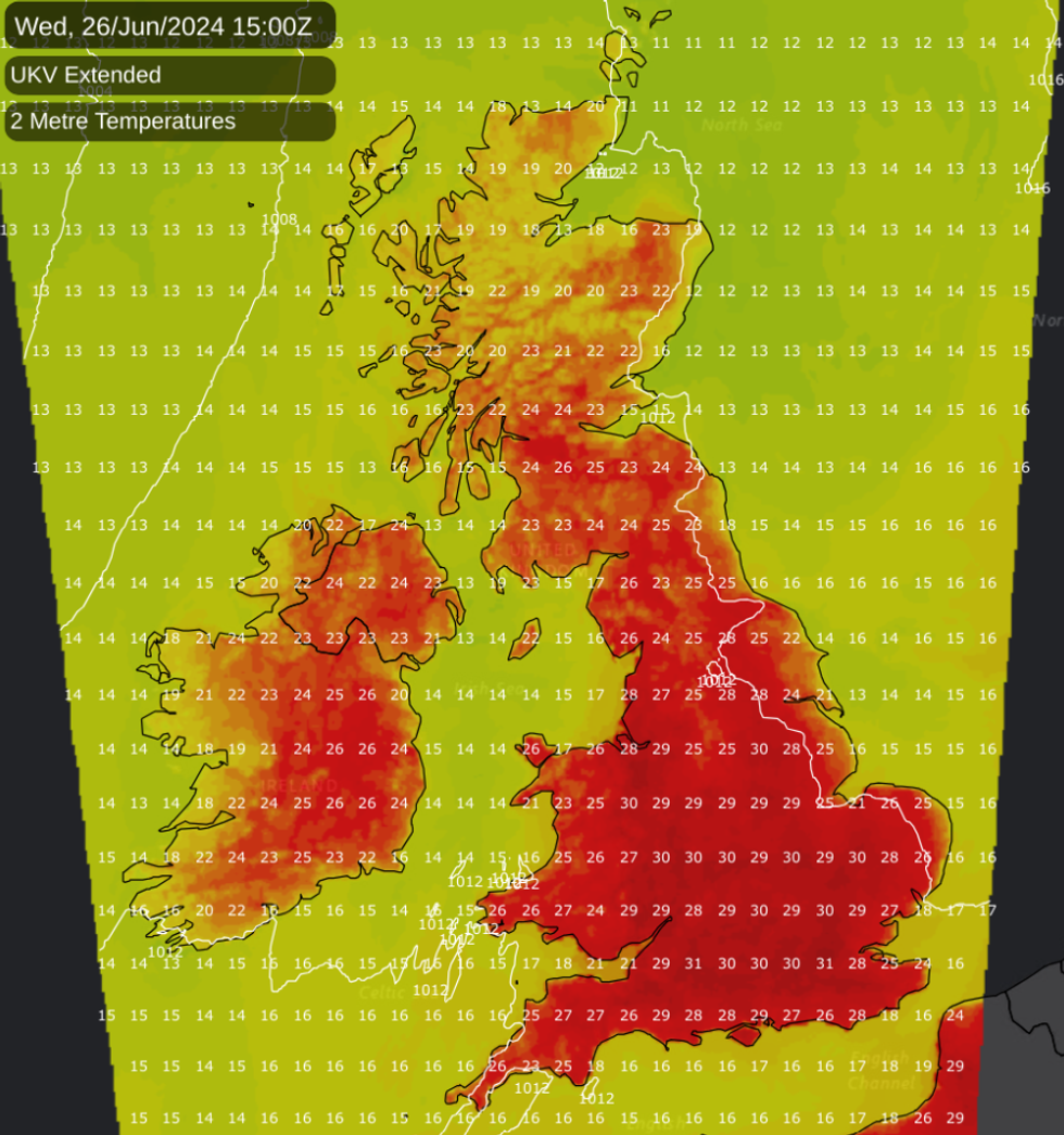 Weather map
