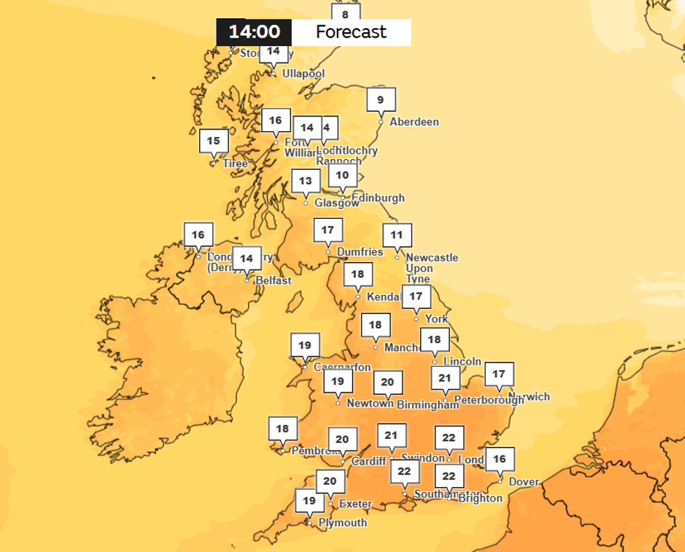 Weather map