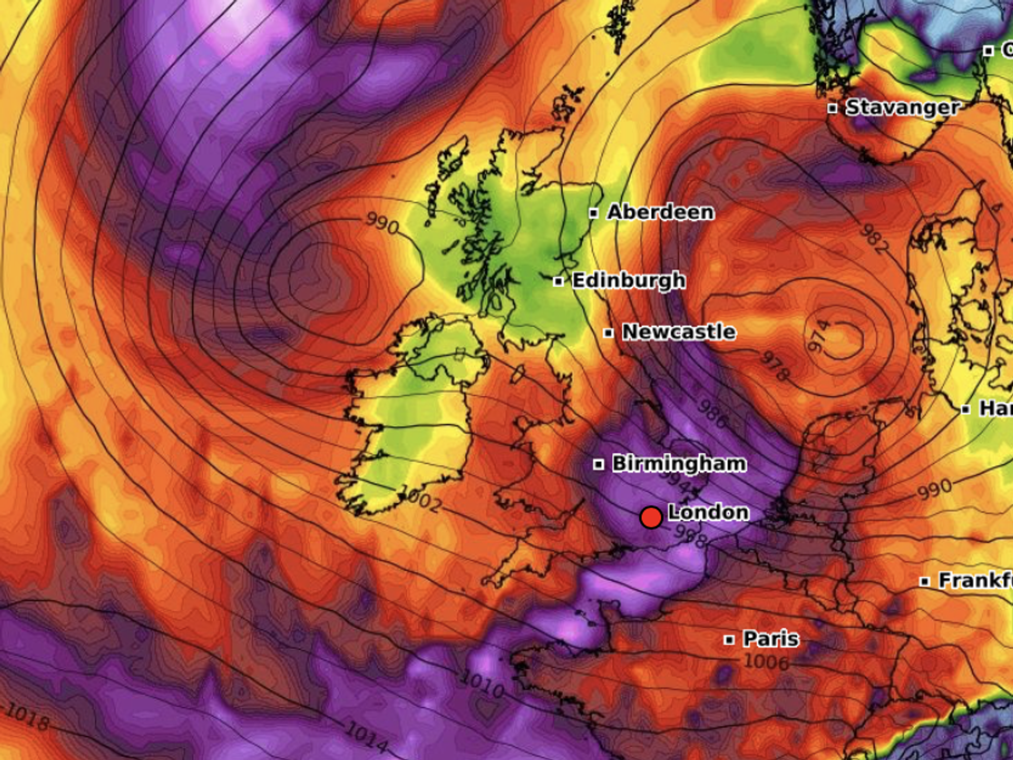 Weather map
