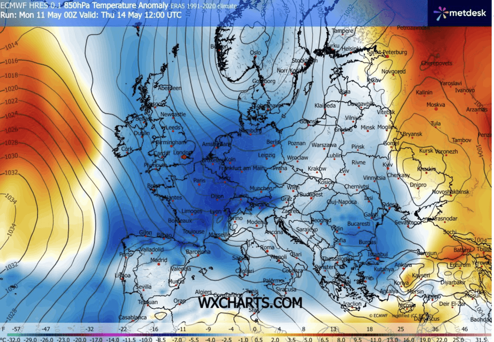 Weather map
