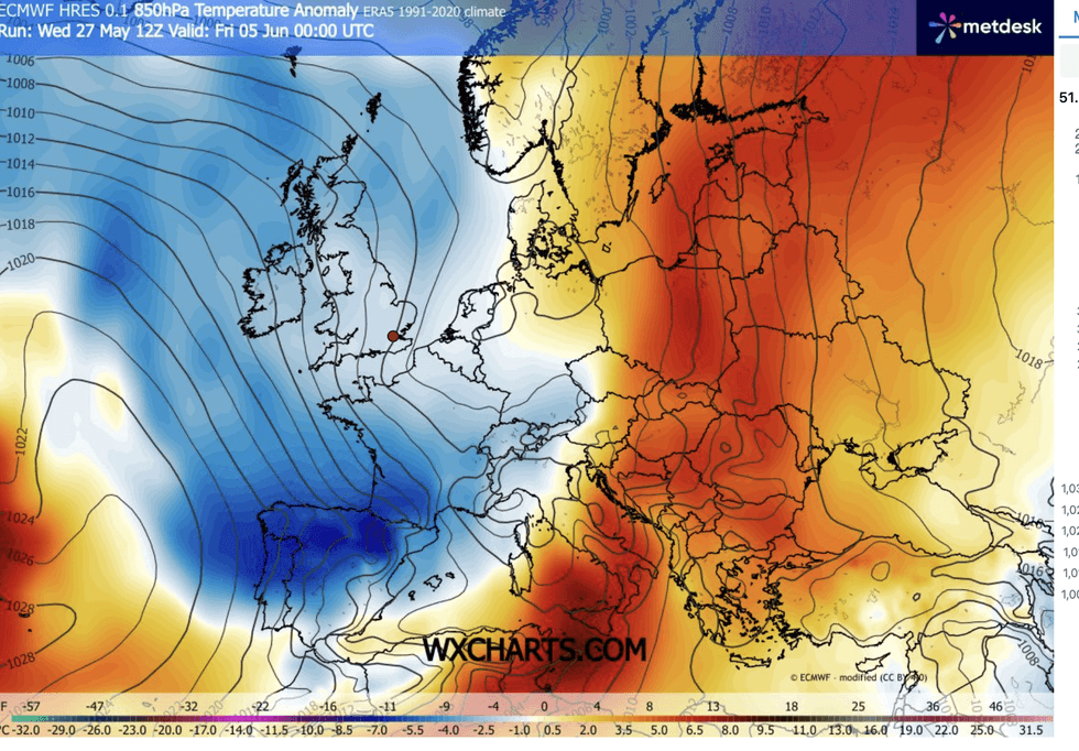 Weather map