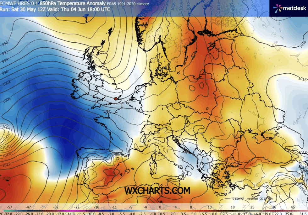 Weather map