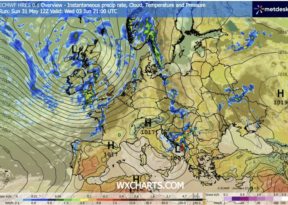 Weather map