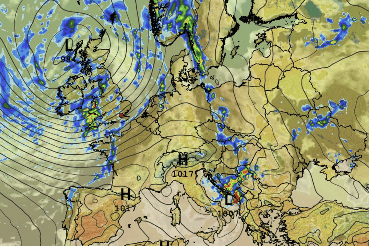 Weather map