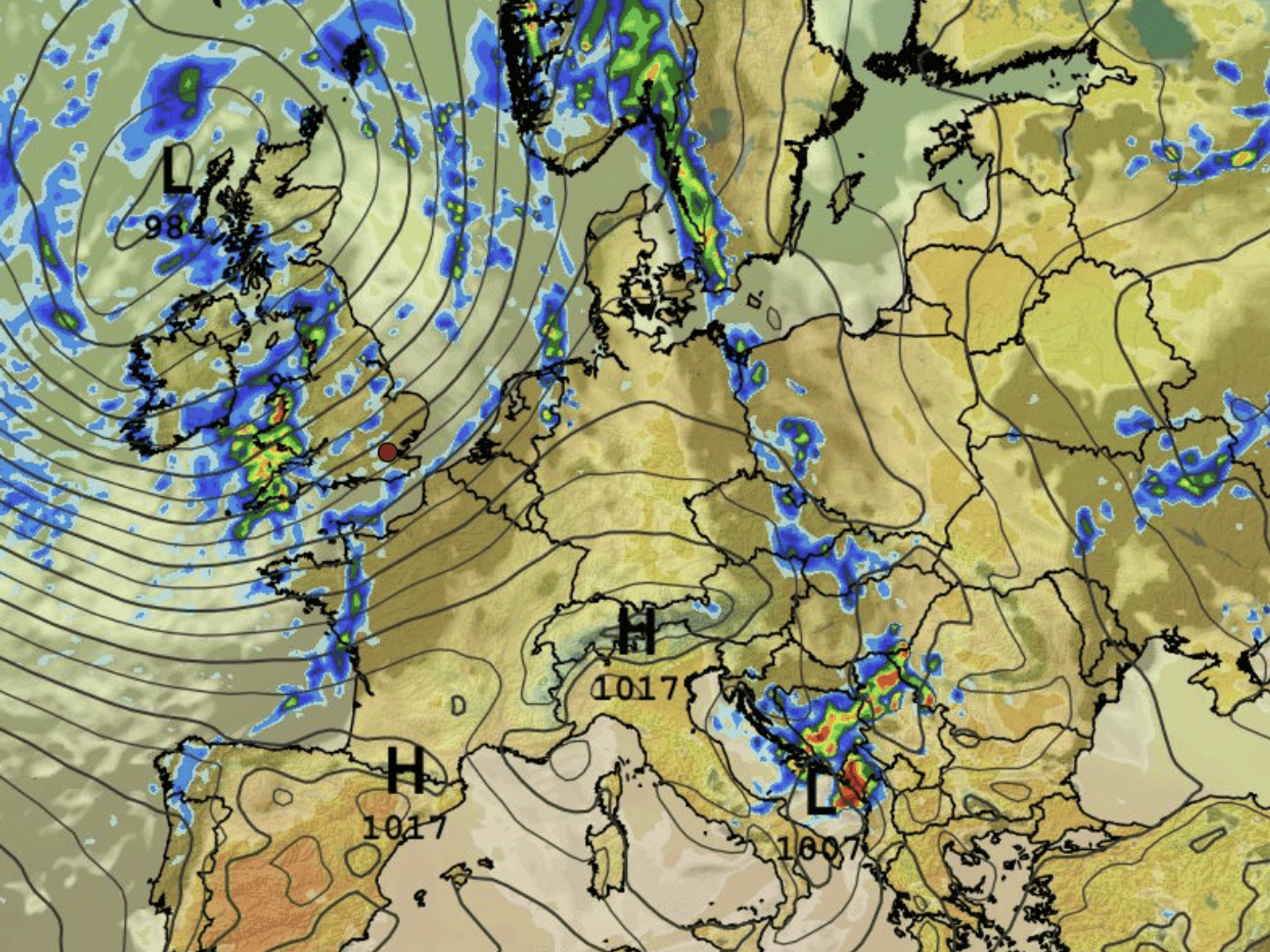 Weather map