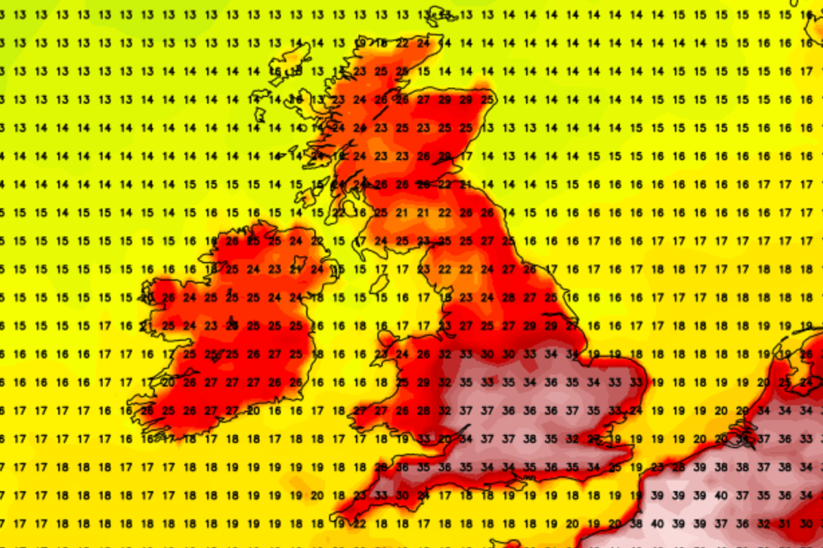 UK weather: Britons to bask in 38C as tropical storm unleashes 'fierce' heatwave