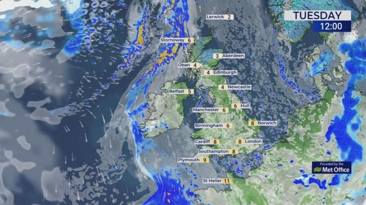 UK weather warnings: Met Office sounds alert as hurricane-force winds could hit in just days