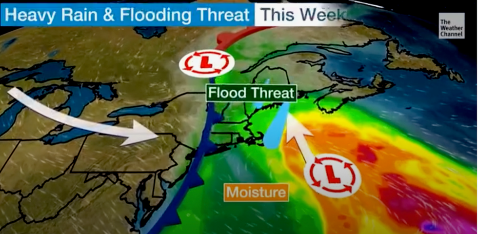 Weather North east flood