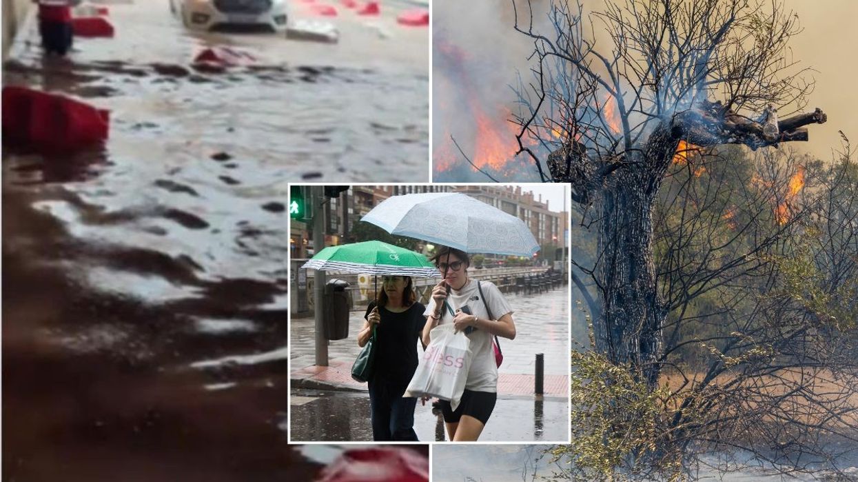 weather pics from greece and spain