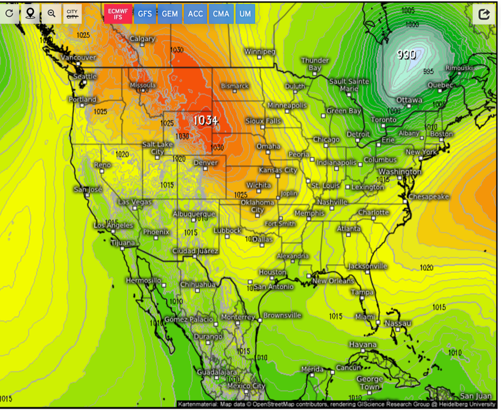 weather temperatures