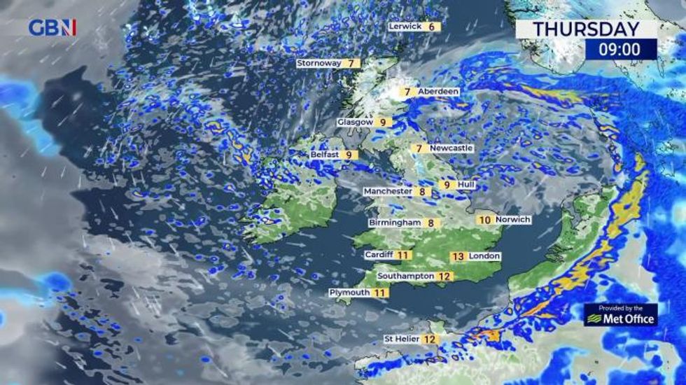 UK weather: Cold, windy and showery for many across Britain