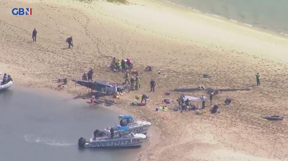 Four people dead after two helicopters collide in Australia's Gold Coast