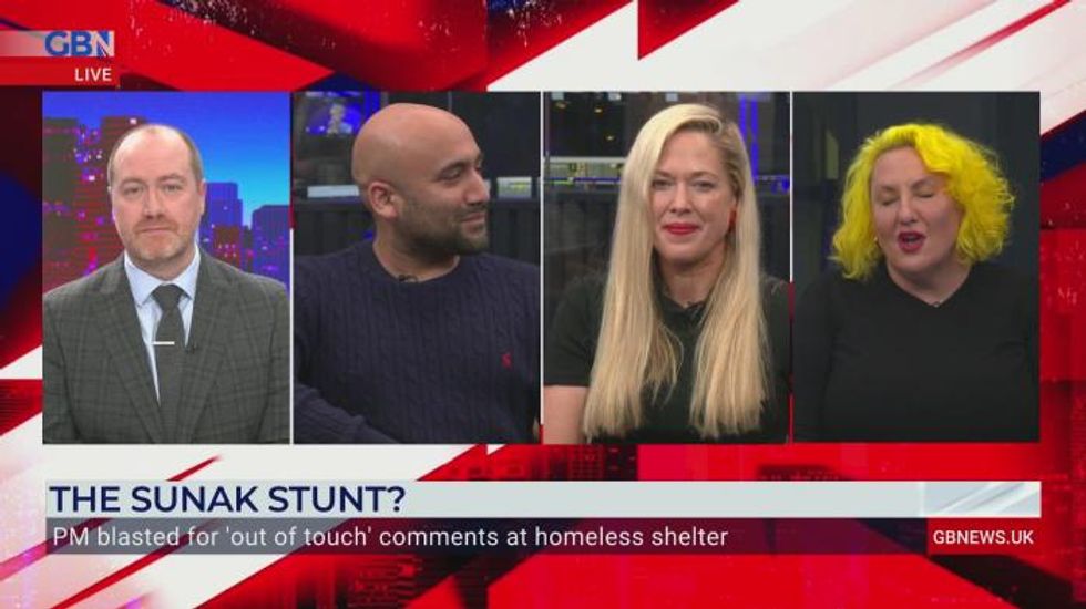 Rishi Sunak criticised for awkward exchange homeless man - 'completely out of touch!'