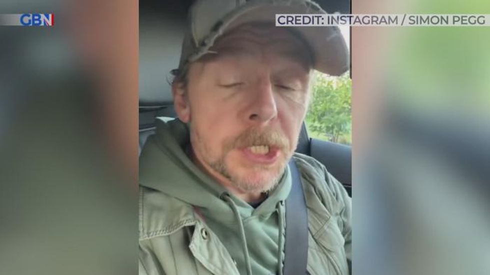 Actor Simon Pegg brands Rishi Sunak a 'pr***' over Maths to 18 plan - 'He wants a drone army of data-entering robots'