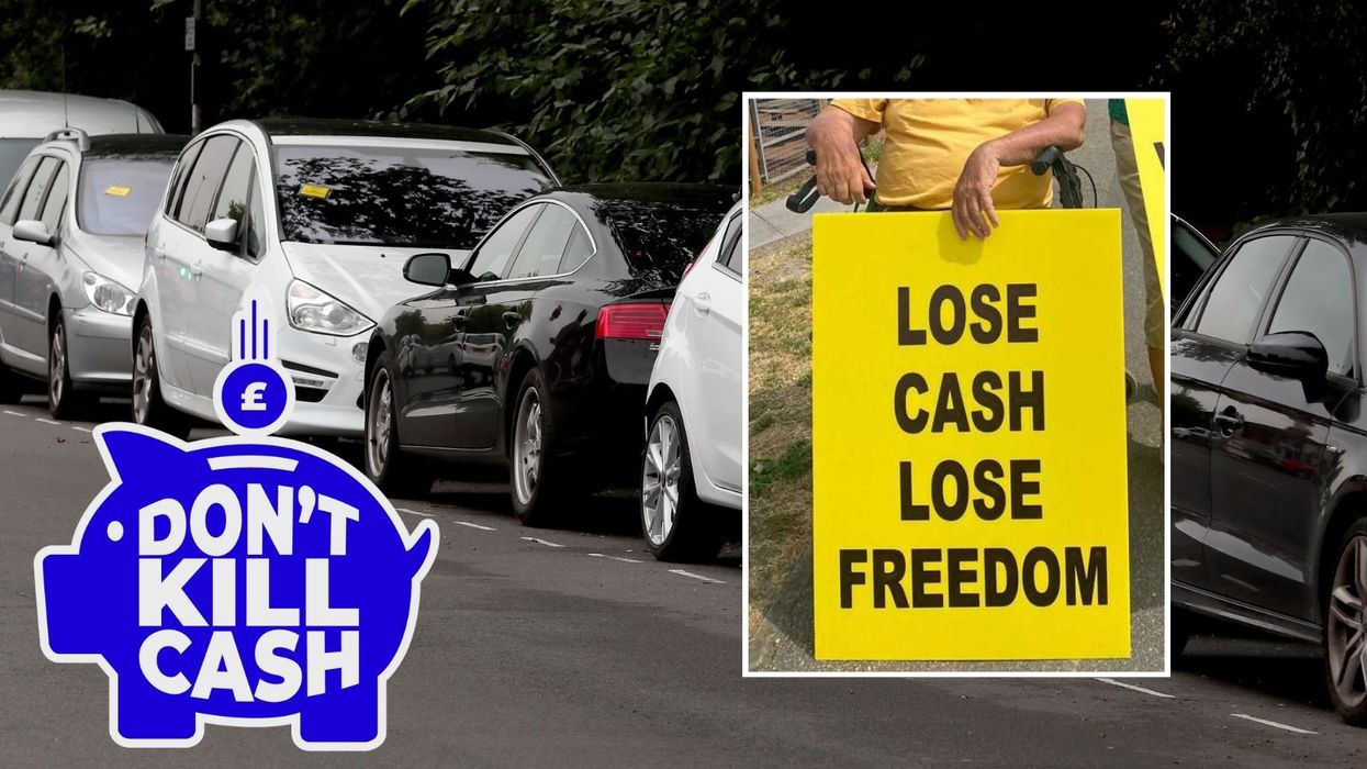 ‘We’re not being asked!' Activists demand a voice as they rage against cashless society