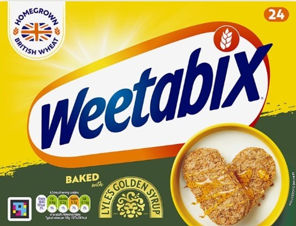 Weetabix Baked woth Lyle's Golden Syrup
