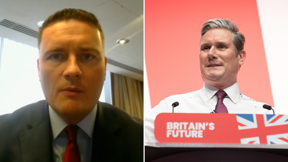 Wes Streeting and Keir Starmer