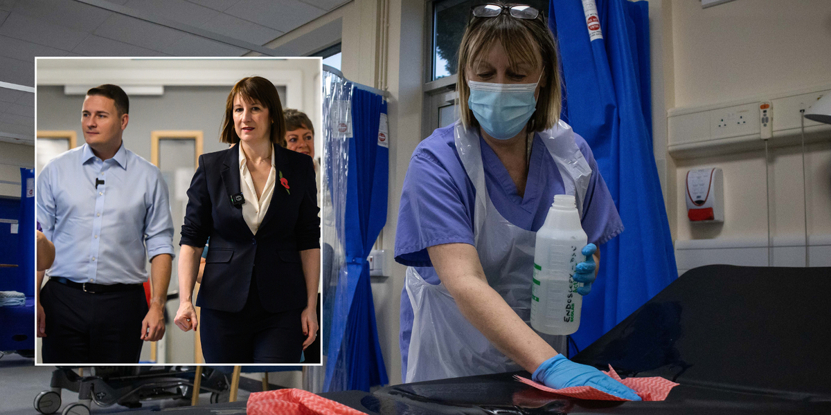 NextImg:Reeves vows to 'fix broken NHS’ - just don’t look at Labour-run Wales where 1 in 4 are on waiting lists