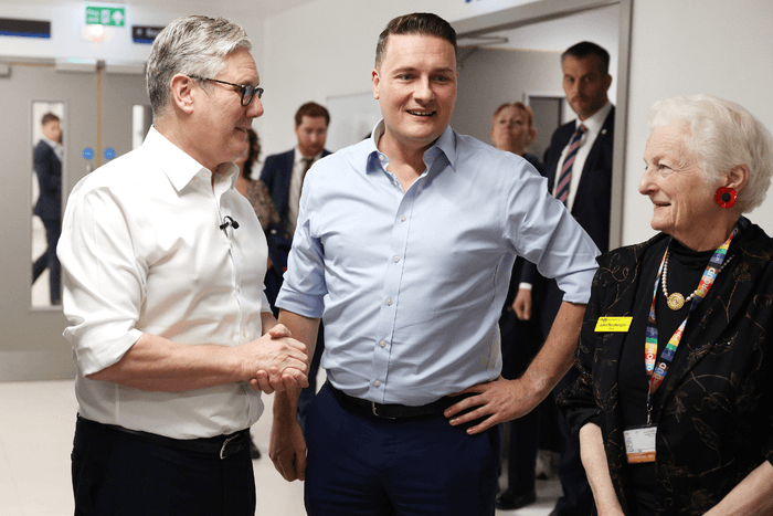 Wes Streeting and Sir Keir Starmer