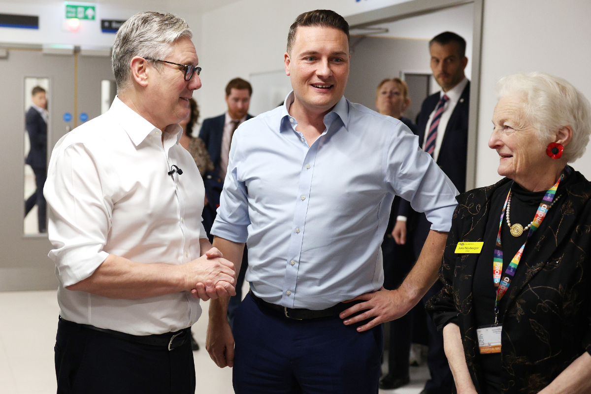 Wes Streeting and Sir Keir Starmer