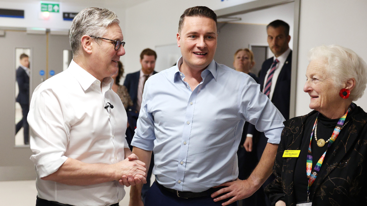 Wes Streeting and Sir Keir Starmer