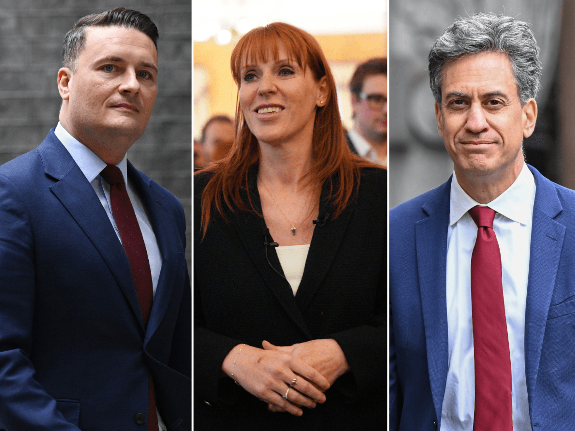 Wes Streeting; Angela Rayner; Ed Miliband; Al Carns