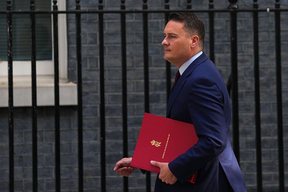 Wes Streeting arriving at Downing Street