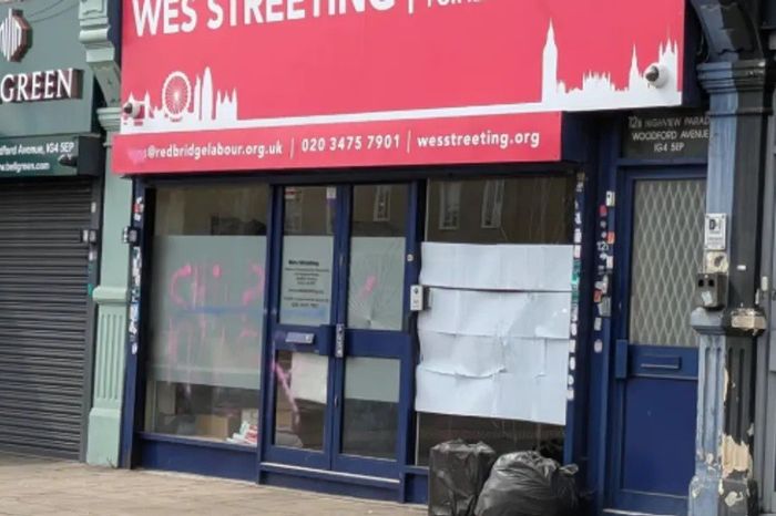 Wes Streeting's constituency office vandalised