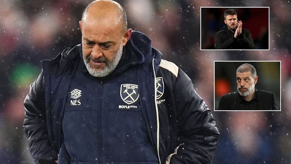West Ham's four options to replace Nuno Espirito Santo as sack pressure rises after Nottingham Forest defeat