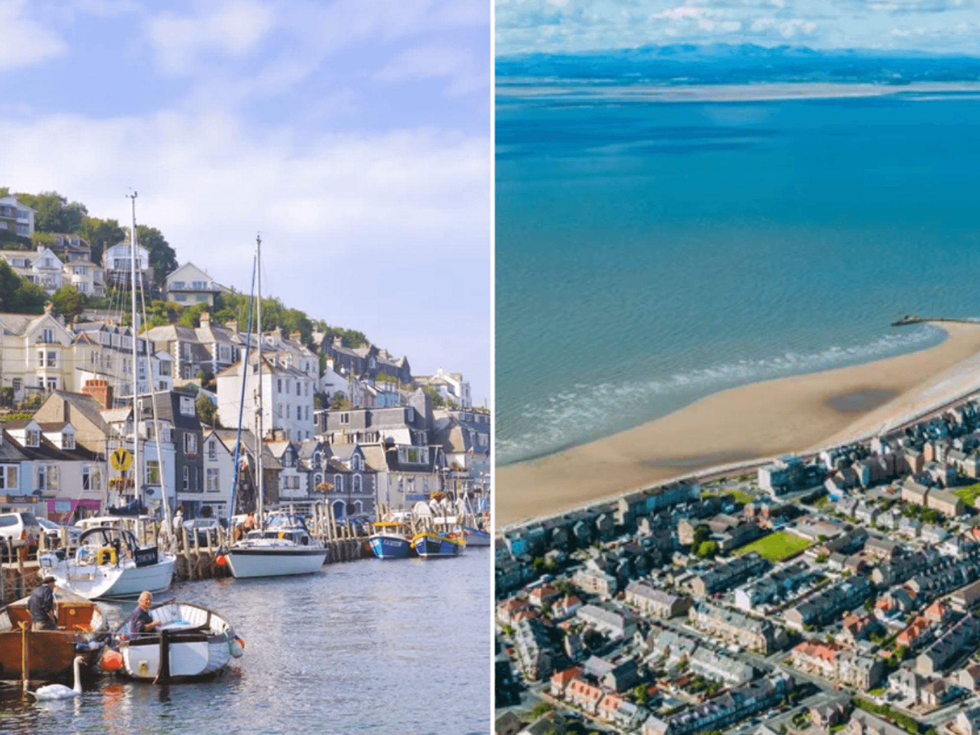 West Looe in Cornwall / Morecambe Bay