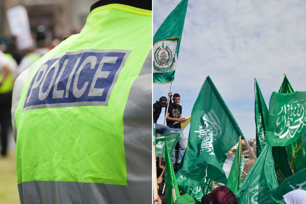 West Yorkshire Police, Hamas flags