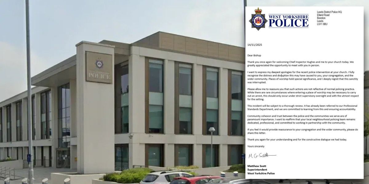 Police forced to apologise after trying to arrest man during memorial service Police forced to apologise after trying to arrest man during memorial service