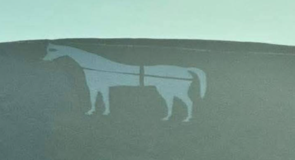 Westbury's White Horse in Wiltshire