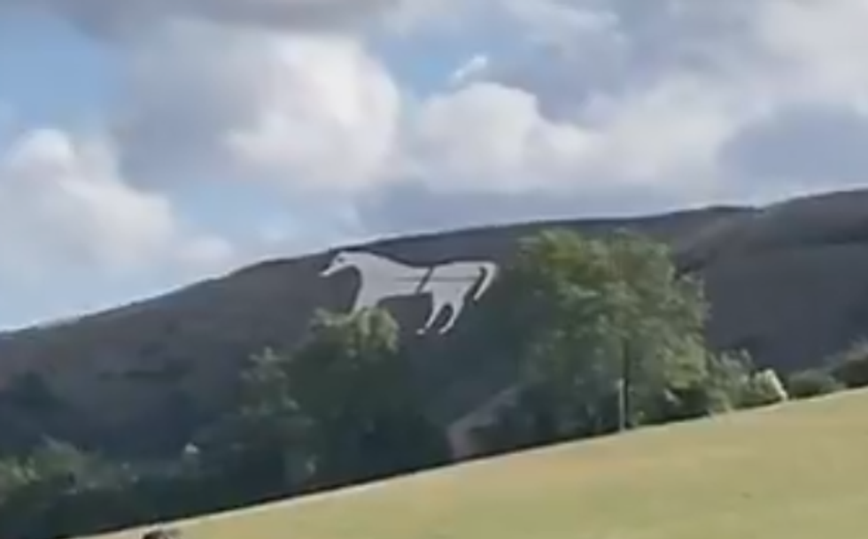 Westbury's White Horse in Wiltshire